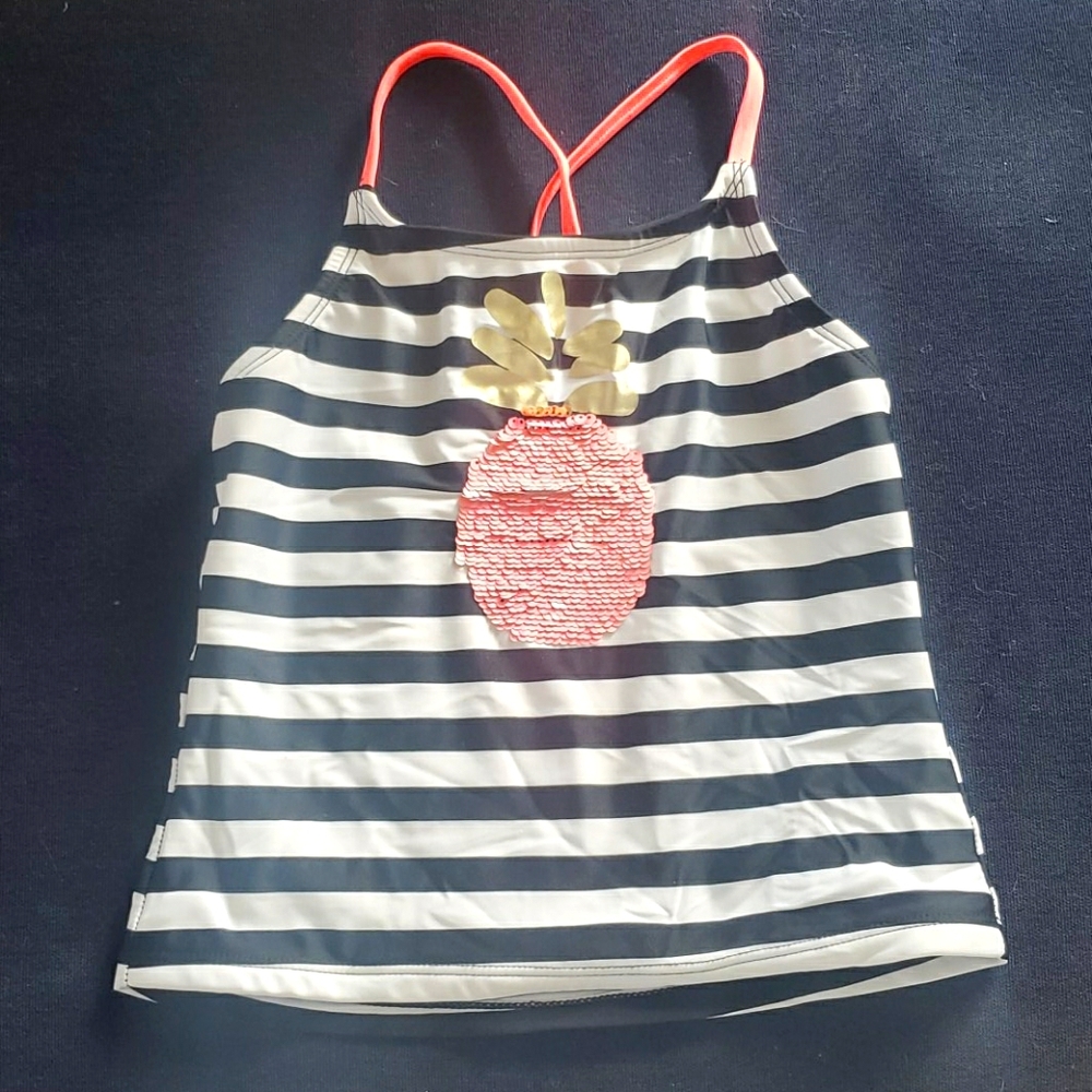 Girls pineapple bathingsuit top
